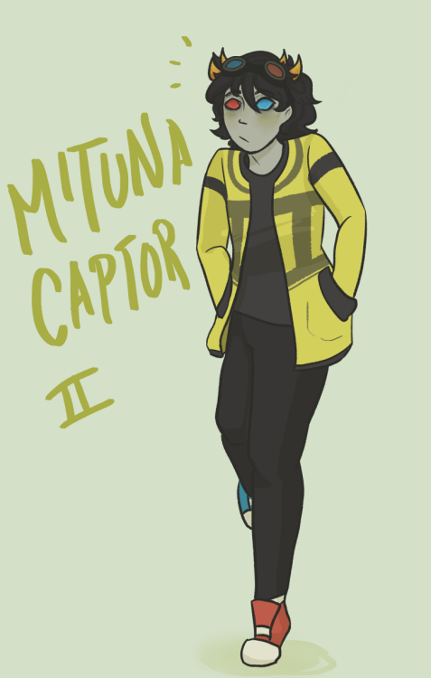 At last, a ref sheet for Pilotlight!Mituna. Historically his jacket’s been a bit more like the Psiio