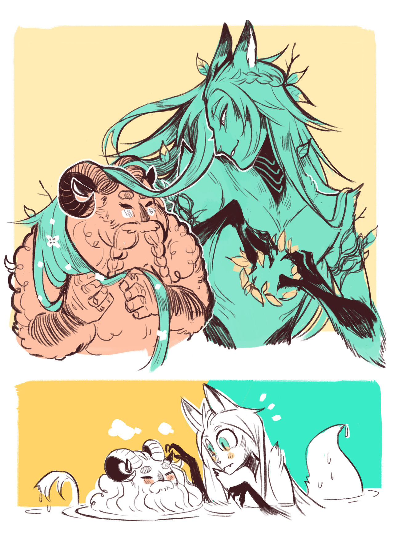 soursoppi:  brought to you by the question: “what if elves had paws?”