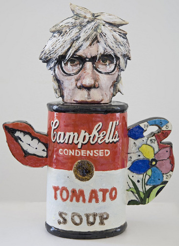 crossconnectmag:  The Humorous Ceramic Tea Pots and Old Master Art of  Noi VolkovArt