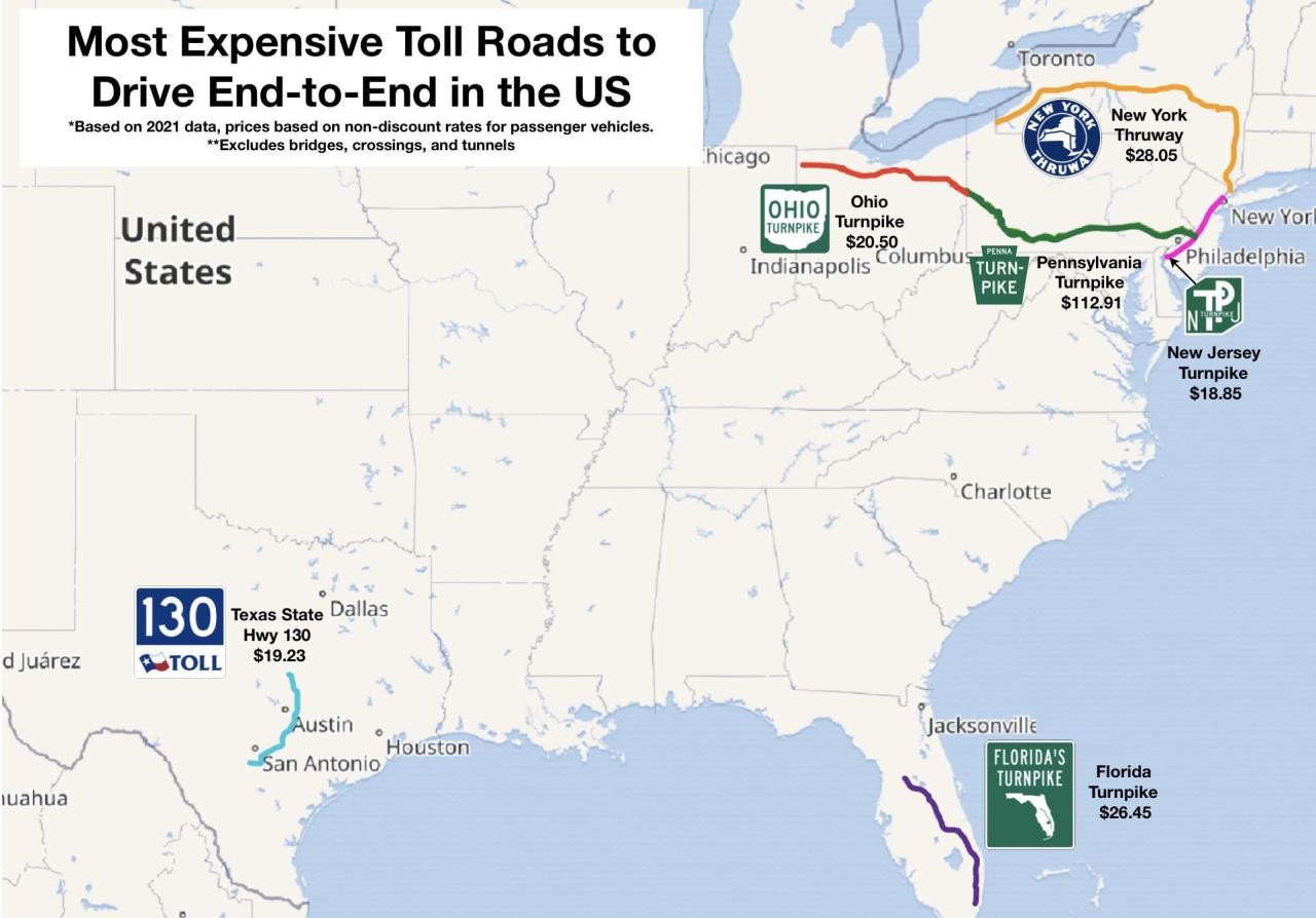 Most Expensive Toll Roads in the - Af017a57239b07bf857204a4e40bb4c3817fa56c