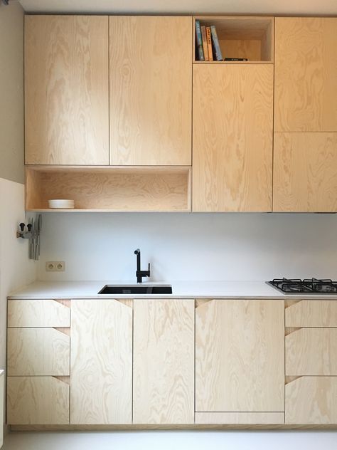 interior-design-home: kitchen design plywood pine black kitchen tap Interior Design Home I love the 