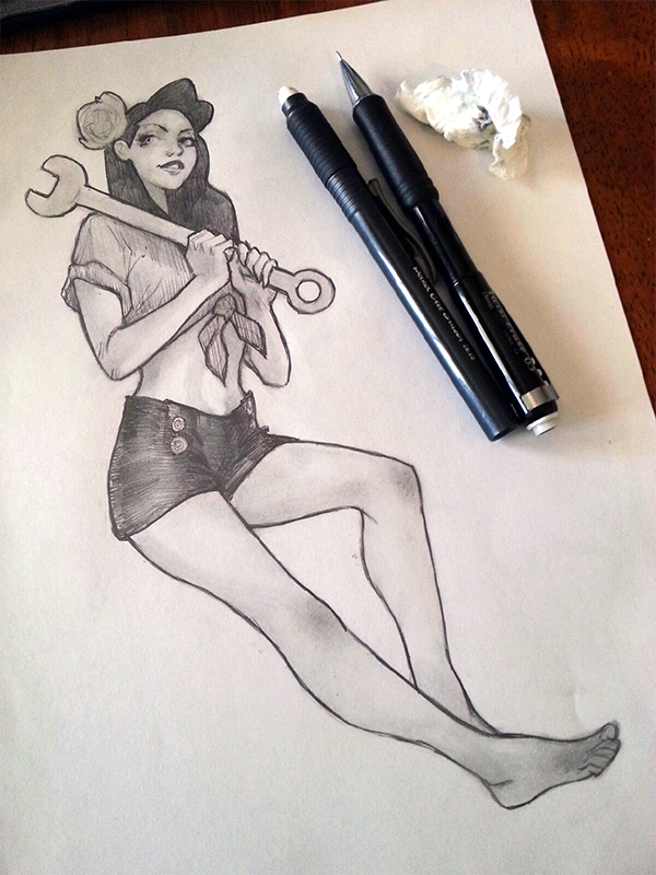 pinuparena:  By Mel Milton