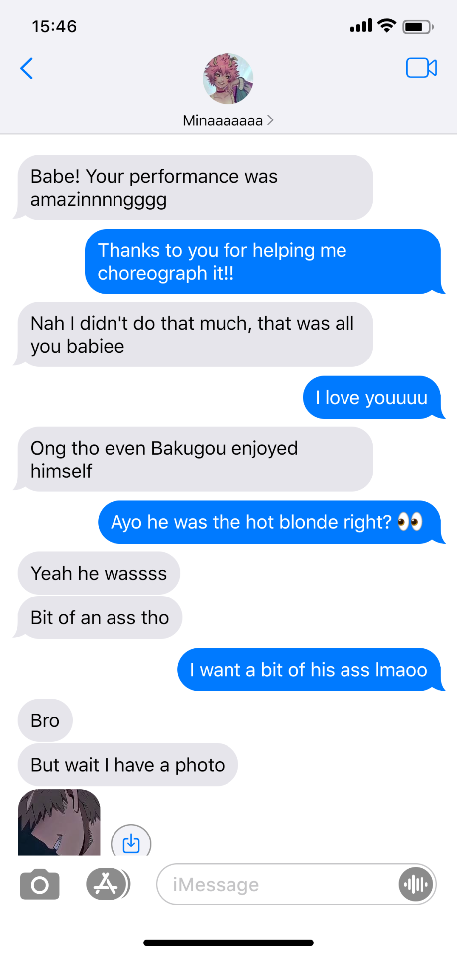 Yandere Bakugou X Idol Reader - Part 5