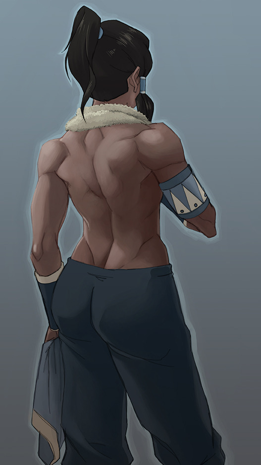 wrrprimary:So for some unknown reason this image I did of Korra’s back has been