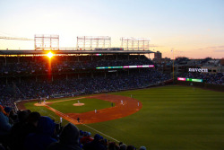 mlb:  That Wrigley sunset.  Some day we will