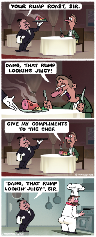 charlesoberonn:This comic successfully fused millennial rumor and boomer humor.