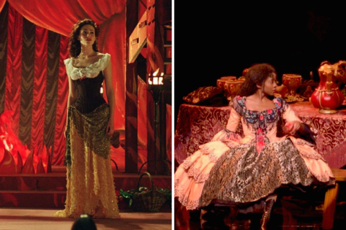 operafantomet:Christine Daaé’s wardrobe in: LEFT: The 2004 movie, as worn by Emmy Rossum (2004). Des