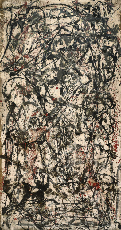 guggenheim-art:Enchanted Forest by Jackson Pollock, 1947, Guggenheim MuseumThe Solomon R. Guggenheim