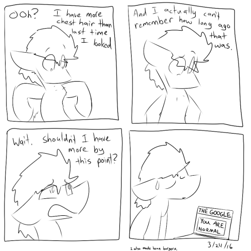 adurot:As a pony I would hope your chest is quite covered in hair.x3