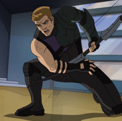 superheroes-or-whatever:  Future Hawkeye from Ultimate Spider-Man