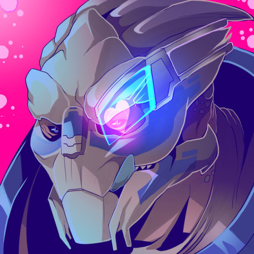 destinysquared: Icon drawing I made for @femvulcan of Garrus! Thank you so much for commissioning me