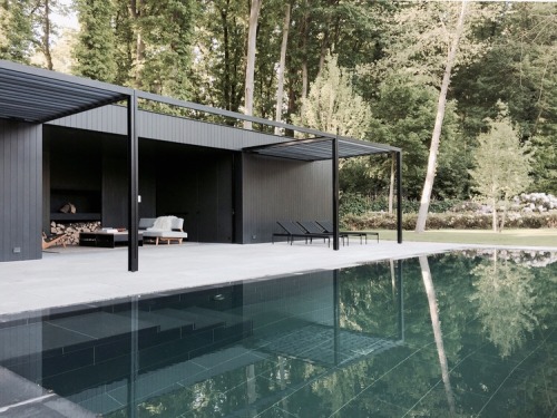 roomonfire-good-design: CD Poolhouse by Marc Merckx Interiors.