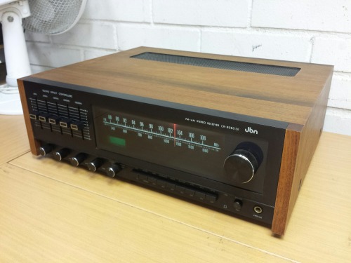 Jbn CR-8080 SE FM-AM Stereo Receiver, 1977. Identical/rebranded Lustre