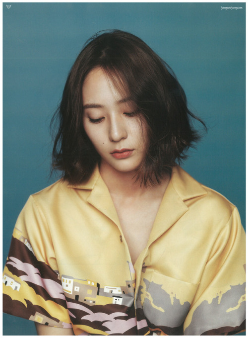 171123 Krystal @ GQ December Issue。(via jungsoojung.com)