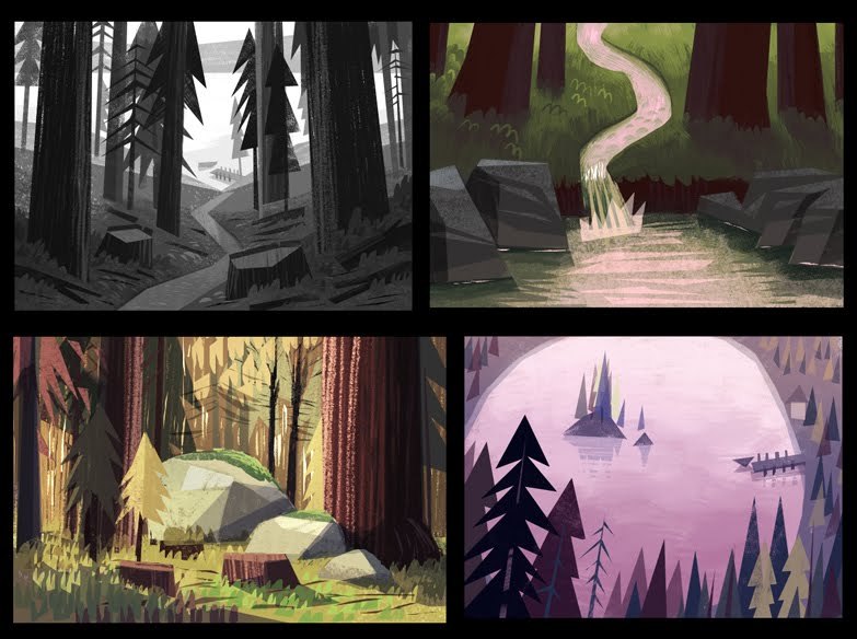 visualdevelopmentart:  Ian Worrel - Gravity Falls 