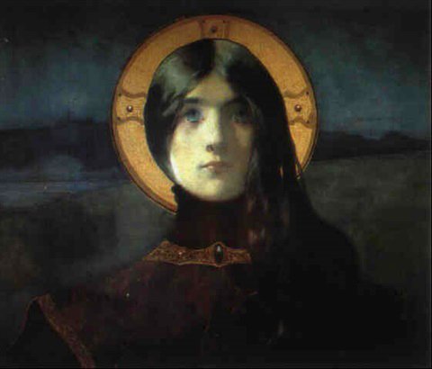 “Portrait de femme de la Renaissance” by Lucien Victor Guirand de Scévola, 19th c