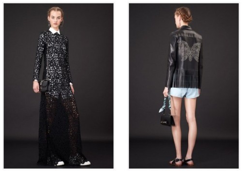 Valentino Resort 2015 Collection features Op Art, Psychedelic and Floral Prints. IMPECABLE!!!