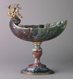 ufansius:  Standing Cup with Neptune on a Seahorse - Germany, circa 1875. 