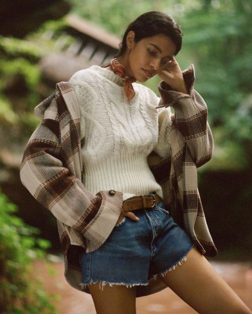 modelsof-color:   Pooja Mor by Graham Dunn for Anthropologie FW 2020 Campaign