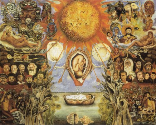 buddhabrot:Moses, Frida Kahlo, 1945This masterpiece was commissioned by Don José Domingo Lavin. Kahl
