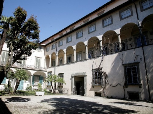 Palazzo Mansi, LuccaLucida Mansi (1606-1649) lived here with her older husband, Gaspare de Nicolao M