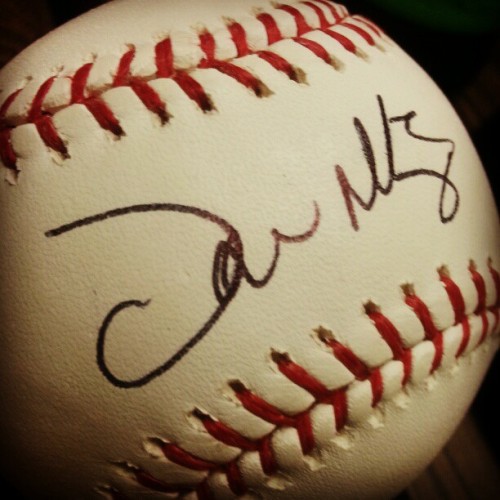 My first autographed ball. #DonMattingly #LosAngeles #Dodgers #SpringTraining #Glendale #Arizona #Ba