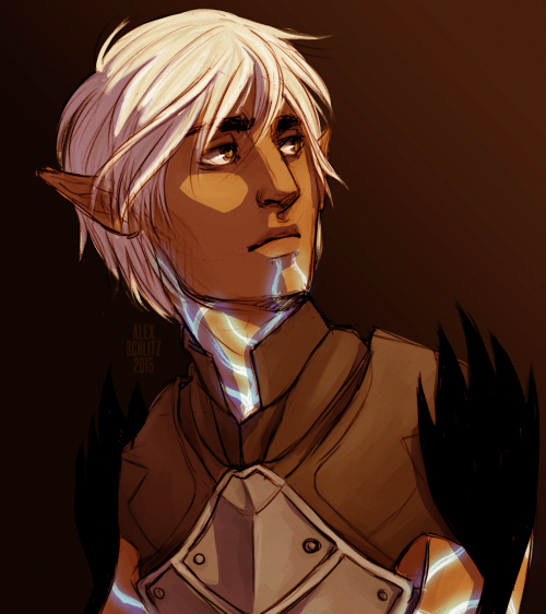 alexschlitz:things i love1.) dramatic lighting2.) fenris