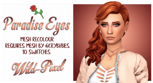 wild-pixel: PARADISE EYES RECOLOUR I thought I would recolour my by far favourite eyes! They are gor