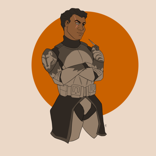 voltaical-art:idk if you could tell, but Commander Wolffe is my favorite clone of all time. 