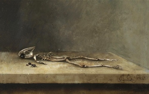 Transforming Vanitas (2012-2013), After Bosschaert The Younger’s «Dead Frog with Flies» (1630) by Ro