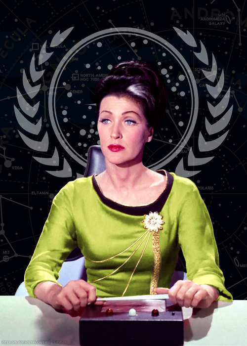 intergalacticexplorer:Star Trek: Lady Trek AU – Number One as admiralBy popular request, I’ve update