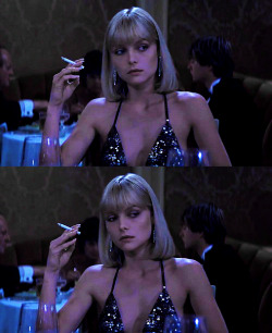 insanity-and-vanity:  &ldquo;Don’t call me ‘baby.’ I’m not your ‘baby.’&rdquo; Scarface (1983) 
