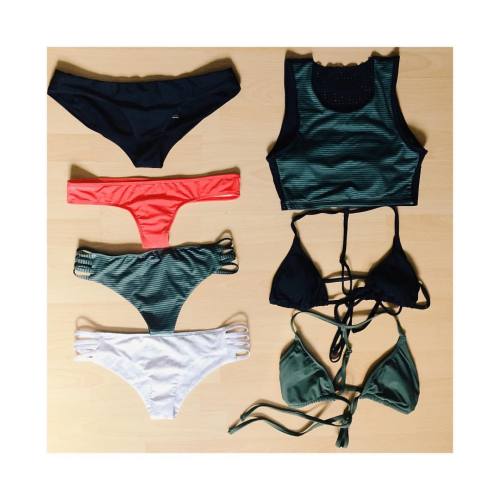 My @juneswimwear stash thanks @audreyduf for getting me addicted #bikini #ootd #swimwear #juneswimwe
