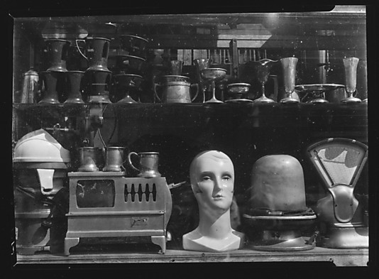 Junkstore window, Brooklyn, 1928-34 by Walker Evans