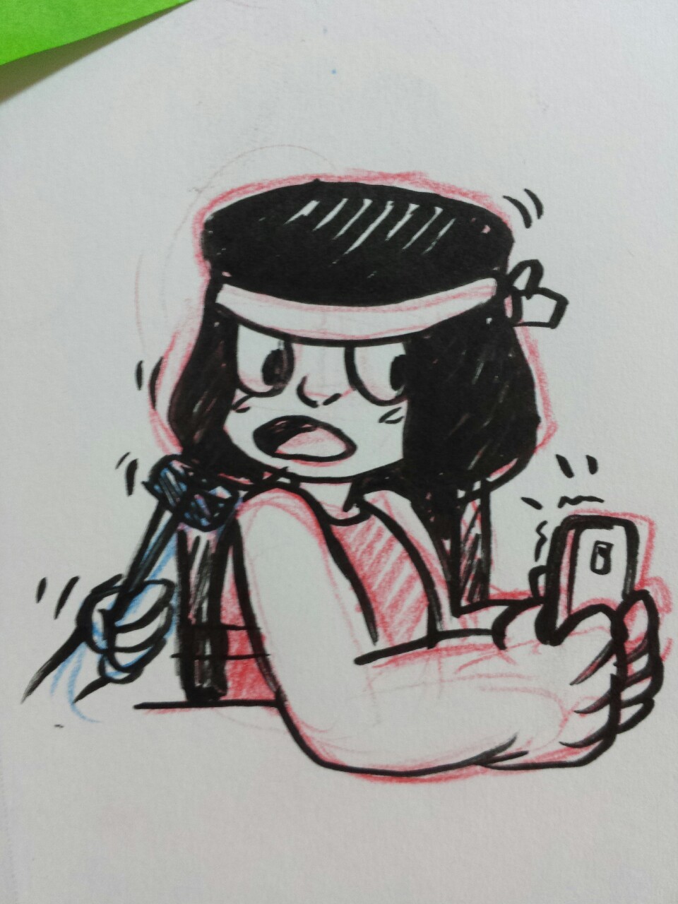 e-jheman:  I did it.     She would never ignore sapphs but baby steven was texting