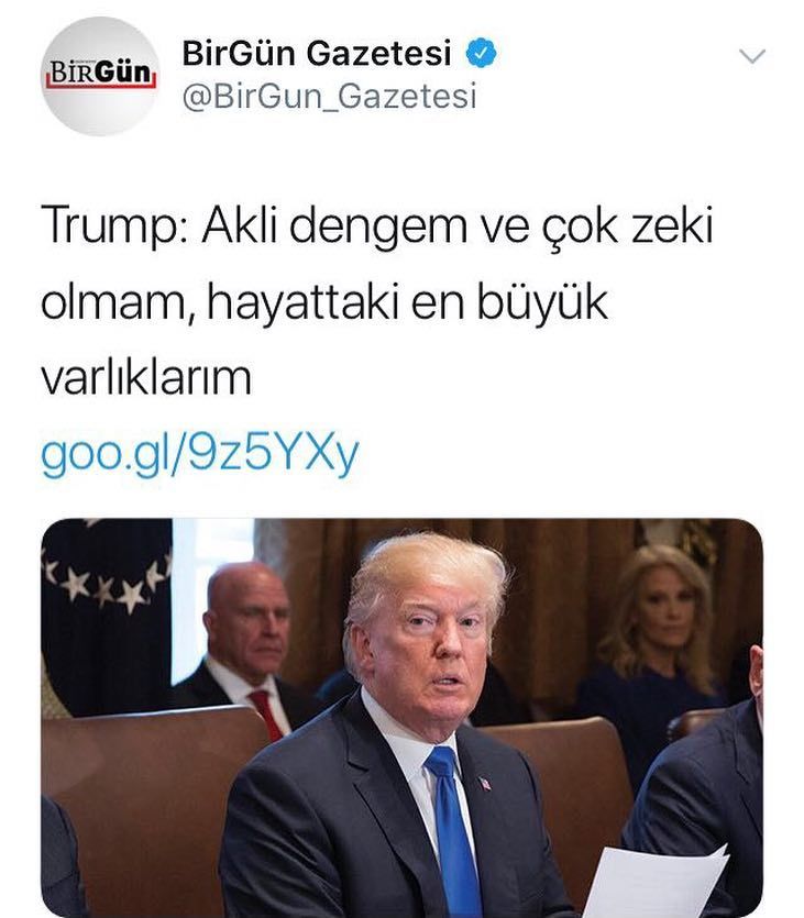 Trump: Akli dengem ve çok...