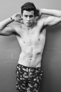 strangeforeignbeauty:  Jai Stevens [ b&w | male