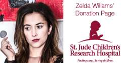 thefrogman:  In the wake of her father’s death, some very cruel people sent disturbing messages to zeldawilliams. I found out that she is trying to raise money for St. Jude Children’s Hospital—a charity both her and her father have supported for