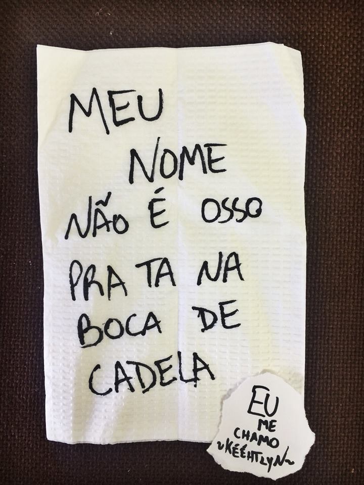 dropadora:  Recado dado