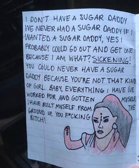 trixiesblondewig: trixiesblondewig:  A LITTLE GIRL DREW ALL THIS TO GIVE IT TO HER