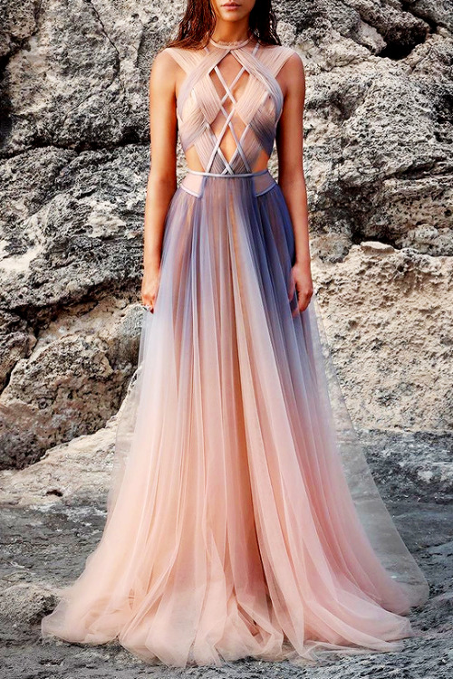 fashion-runways:HASSIDRIS Couture Spring/Summer 2019Alternate lake gown for Padme Amidala 