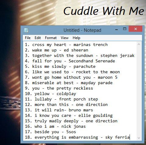 grilledcheezed:  I made that play list i was talking about earlier so it would mean a lot if you guys would listen to it and like it! >here< is a link to it :)