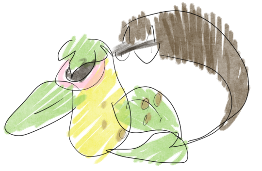 iguanamouth:  nevertoomanyspiders:  quillusquillus:  umnachtung:  jesterdraws:  badcharacterdesign:  pokemon art challenge: draw your fave pokemon with your eyes closed i’ll start     she’s beauty and grace     lurguga is exsertng it’s P R E S S