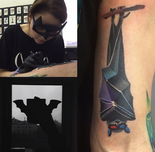 bat tattoo