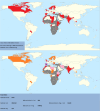 Lion as a National Symbol vs Lion Natural Distribution
[[MORE]]
bs11htab:
Sorry made in MS Paint, and sorry for missing Lesotho, very hard to back edit.