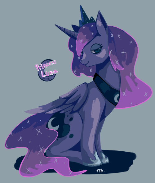 theponyartcollection:  Princess Luna by Nanghyang 