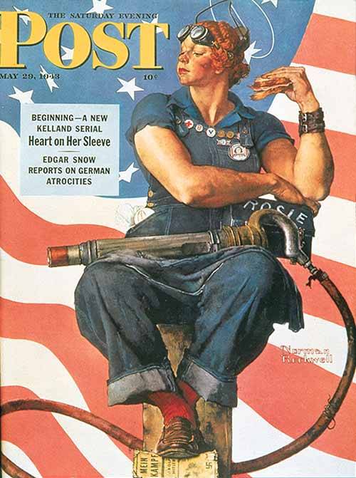 saccharinescorpion: softbutchmonet:  saccharinescorpion:  talking about Rosie The Riveter, fun fact: while the We Can Do It picture has become the most-well known depiction of her in modern times, it wasn’t really a famous image when it was made–in