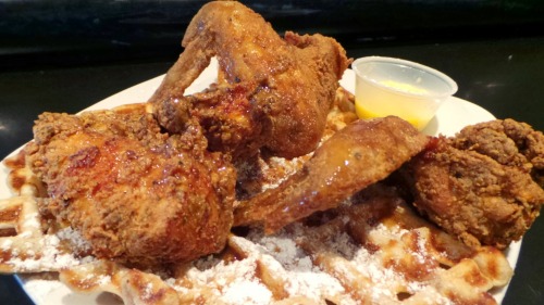 The Buff Brahmas The baddest birds of all! Four wings or 2 cutlets drizzled w/Whiskey Crème Sauce, a