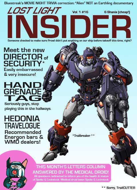 lostlightinsider:  Lost Light Insider covers!  Gotta catch ‘em all! Source 