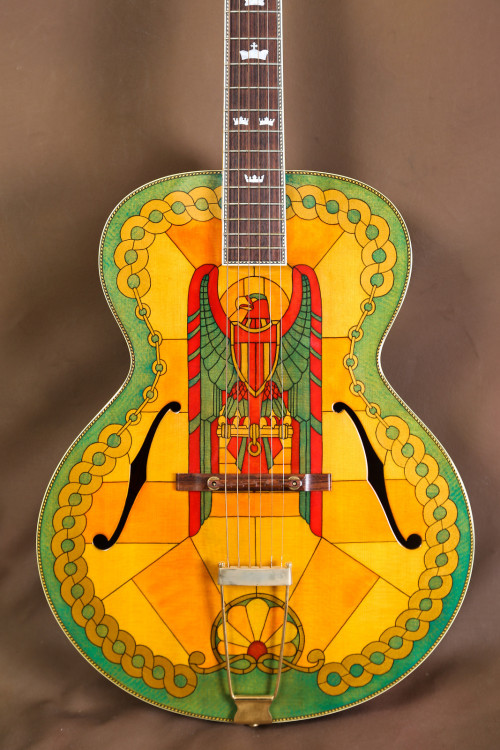 randyhaddock: 2001 Gibson L-5 Stained Glass Custom Acoustic Guitar